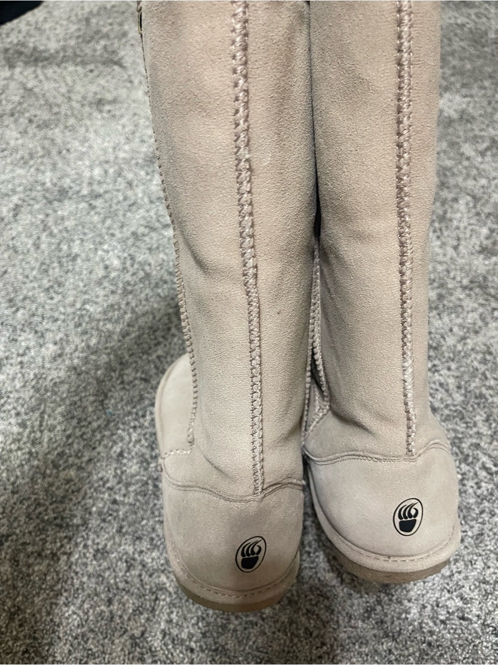 BearPaw Beige Suede Sole Boot